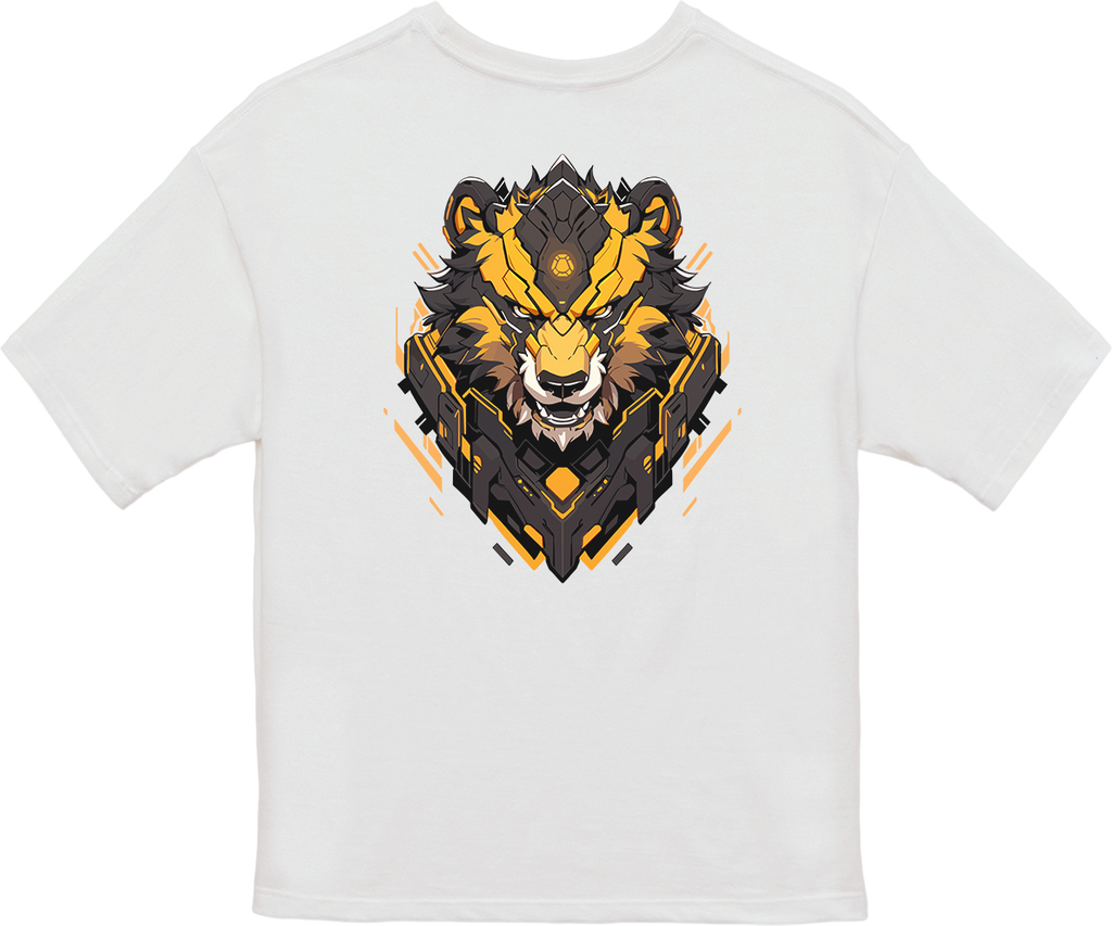 100% 纯棉超大T恤 | Mascot-Bear-004