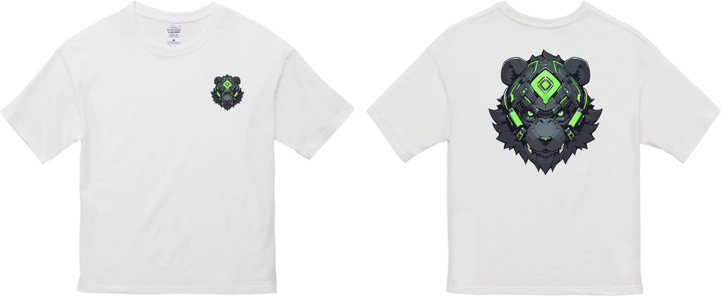 100%纯棉超大T恤 | Mascot-Bear-006