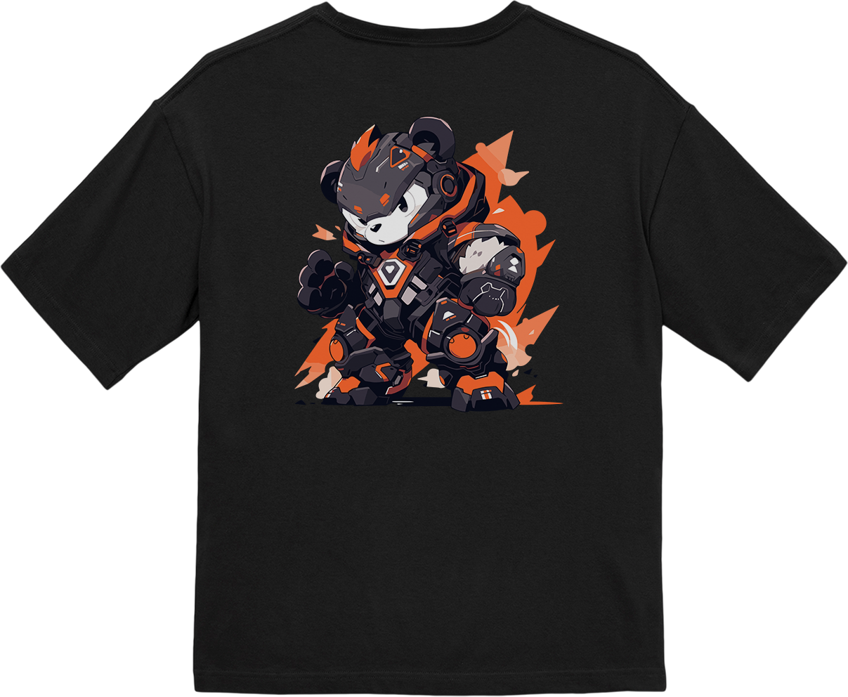 100%纯棉超大T恤 | Mascot-Bear-007
