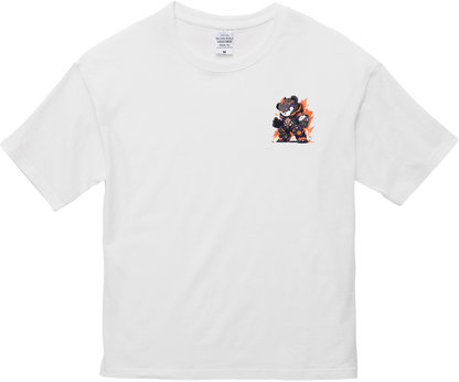 100% Cotton Oversized Tee | Mascot-Bear-007