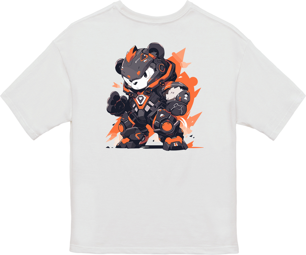 100%纯棉超大T恤 | Mascot-Bear-007