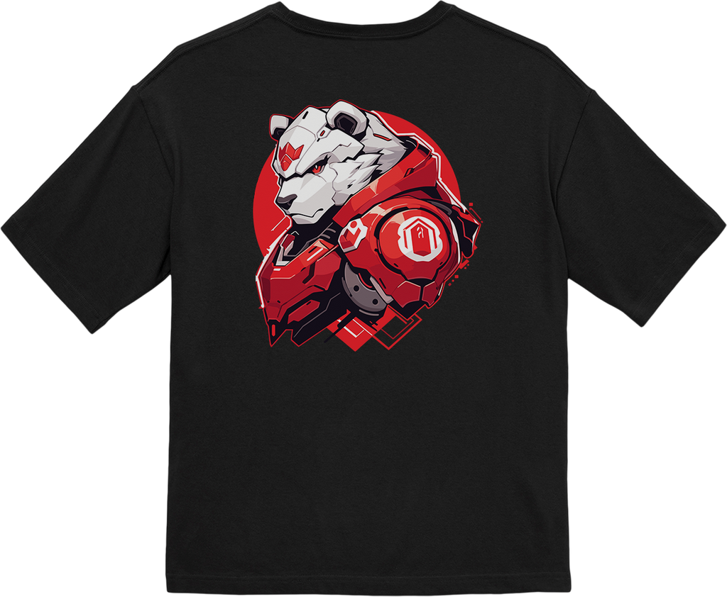 100%纯棉超大T恤 | Mascot-Bear-009