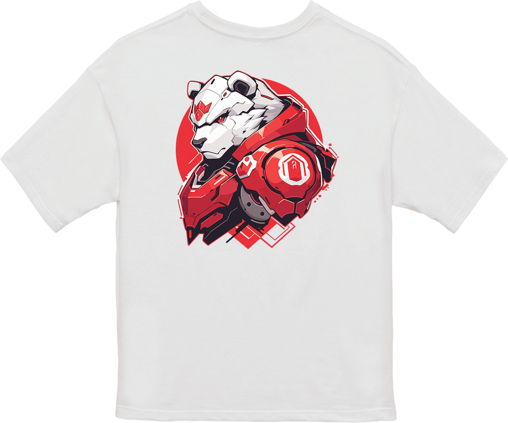 100%纯棉超大T恤 | Mascot-Bear-009
