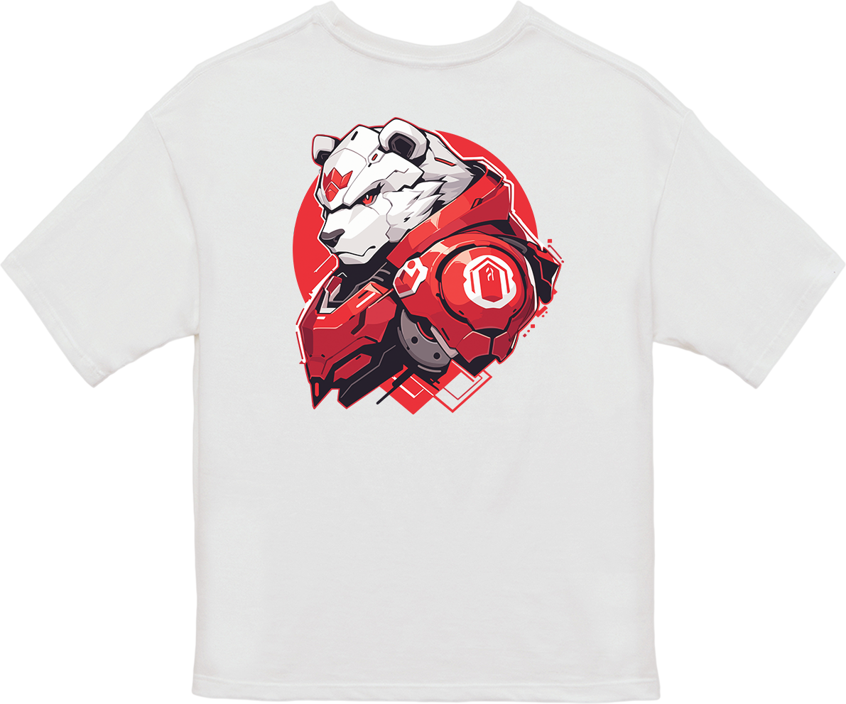 100%纯棉超大T恤 | Mascot-Bear-009