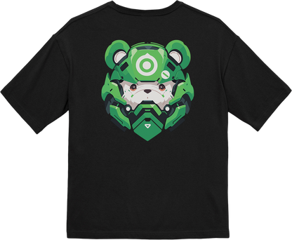 100% Cotton Oversized Tee | Mascot-Bear-011