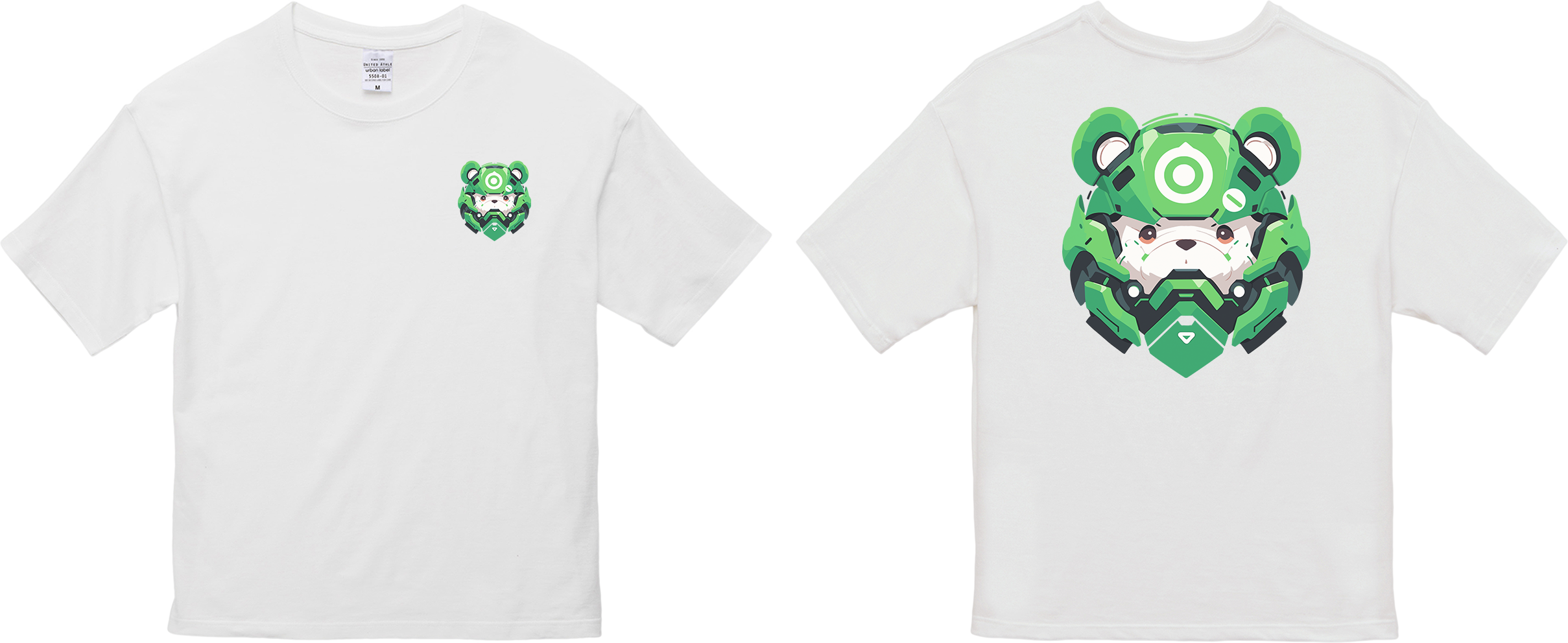 100%纯棉超大T恤 | Mascot-Bear-011
