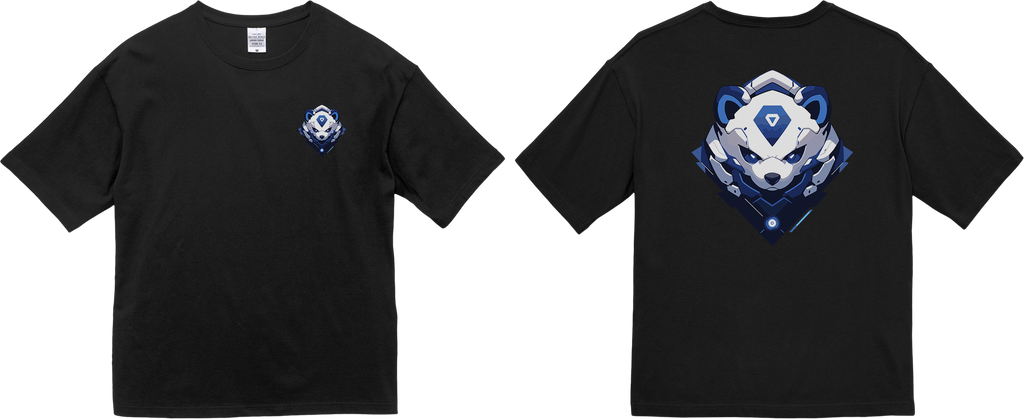 100%纯棉超大T恤 | Mascot-Bear-014
