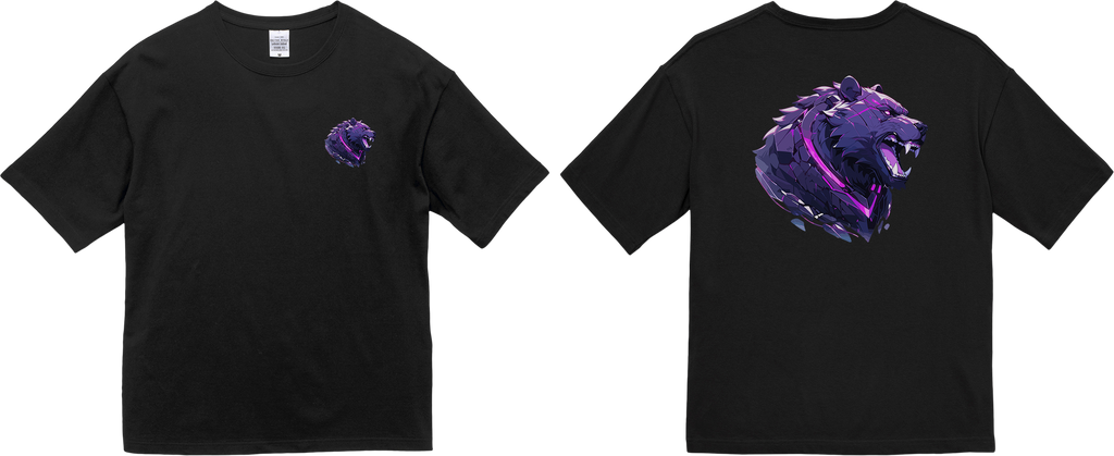 100%纯棉超大T恤 | Mascot-Bear-015