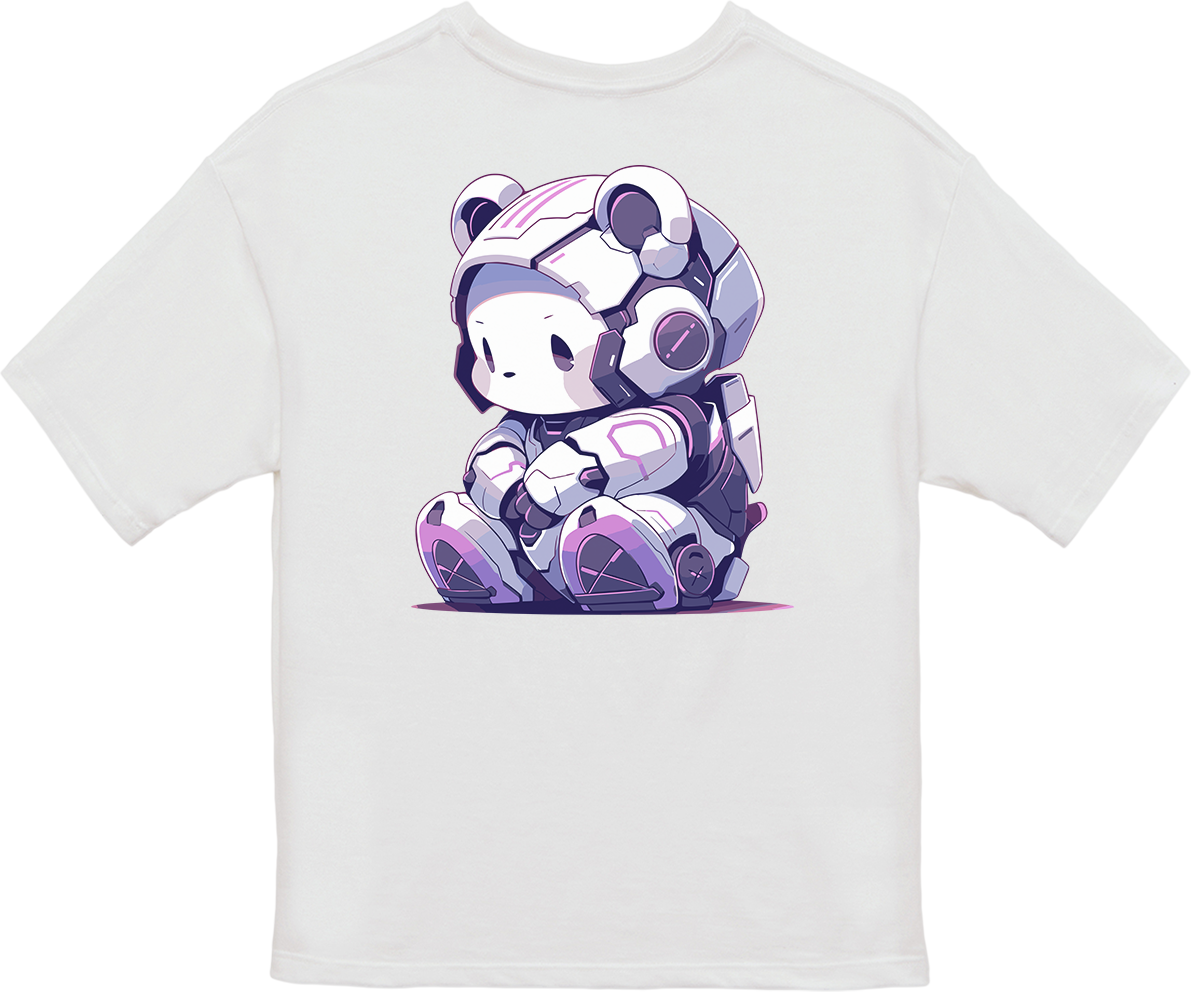 100%纯棉超大T恤 | Mascot-Bear-016