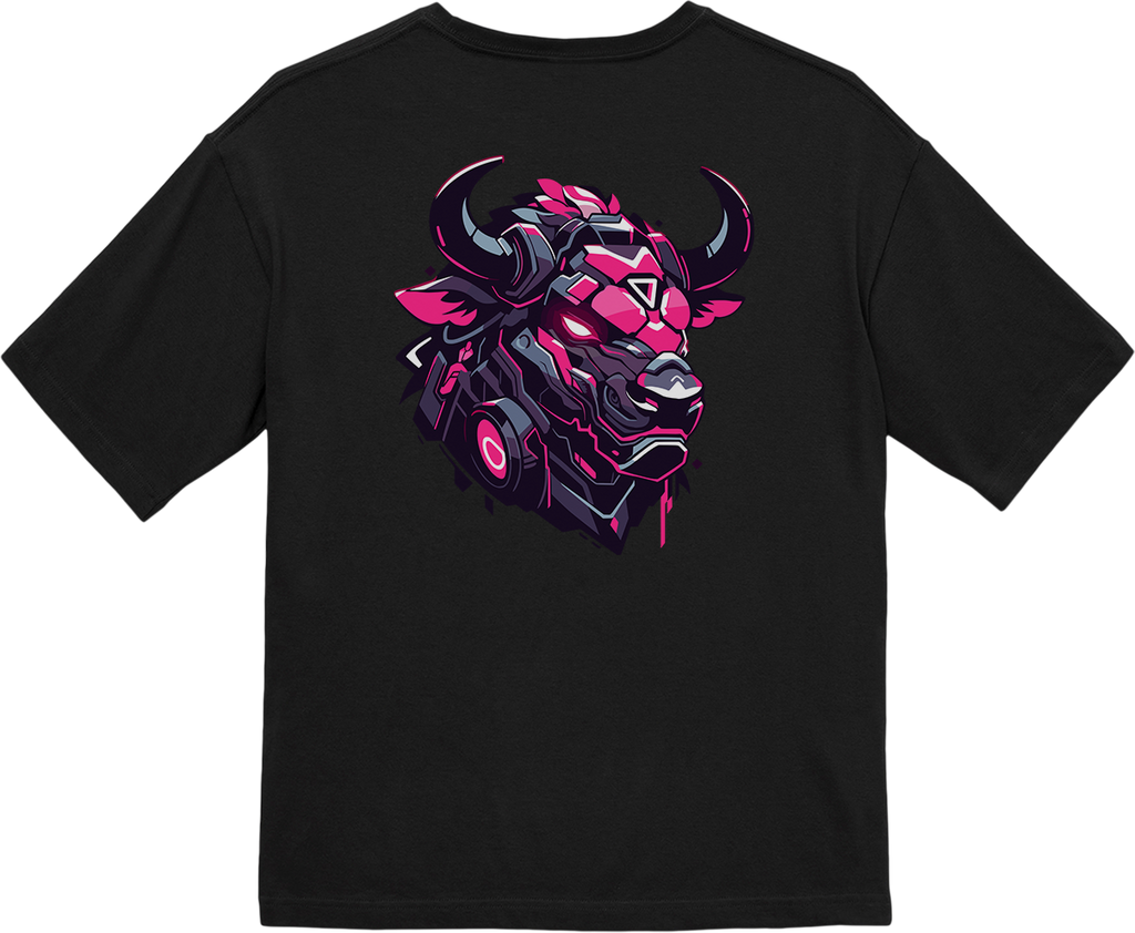 100%纯棉超大T恤 | Mascot-Bull-001