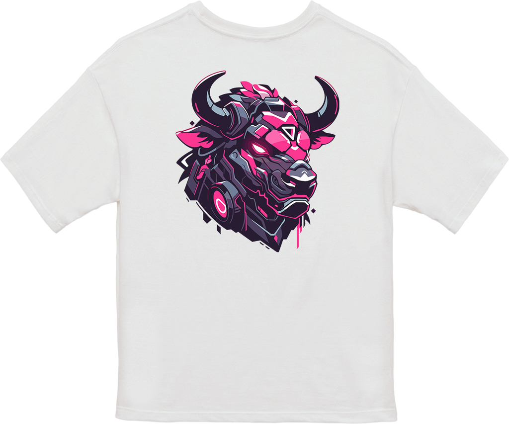 100%纯棉超大T恤 | Mascot-Bull-001