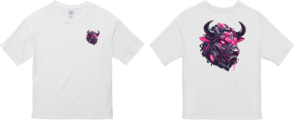 100%纯棉超大T恤 | Mascot-Bull-001