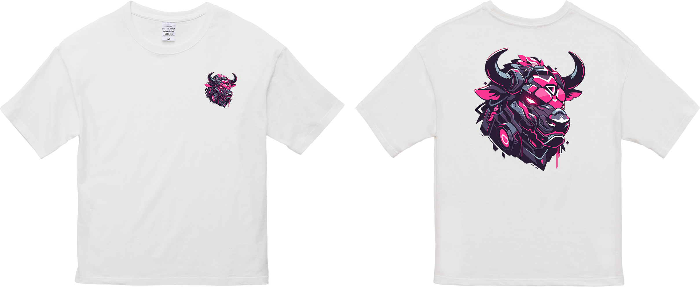 100%纯棉超大T恤 | Mascot-Bull-001