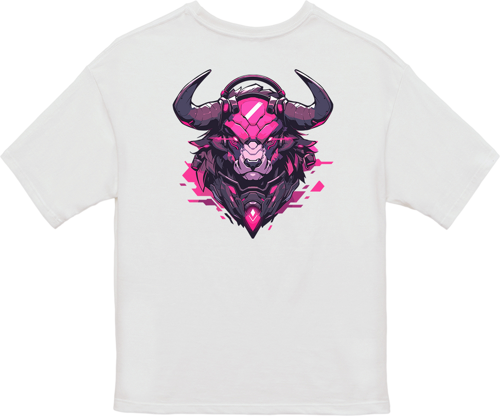 100% 纯棉超大T恤 | Mascot-Bull-002