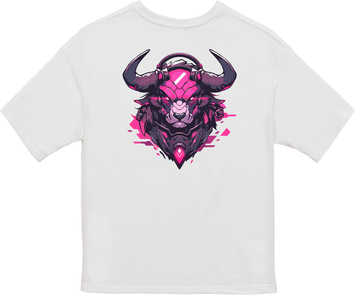 100% 纯棉超大T恤 | Mascot-Bull-002