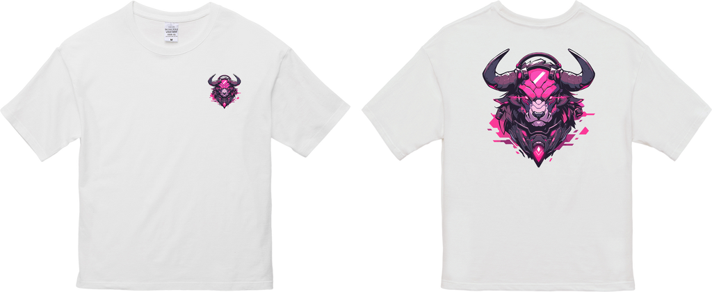 100% 纯棉超大T恤 | Mascot-Bull-002