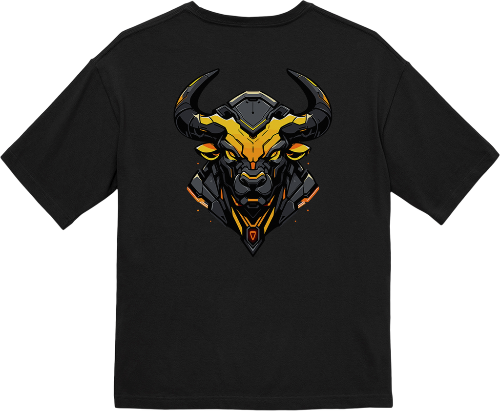100%纯棉超大T恤 | Mascot-Bull-003
