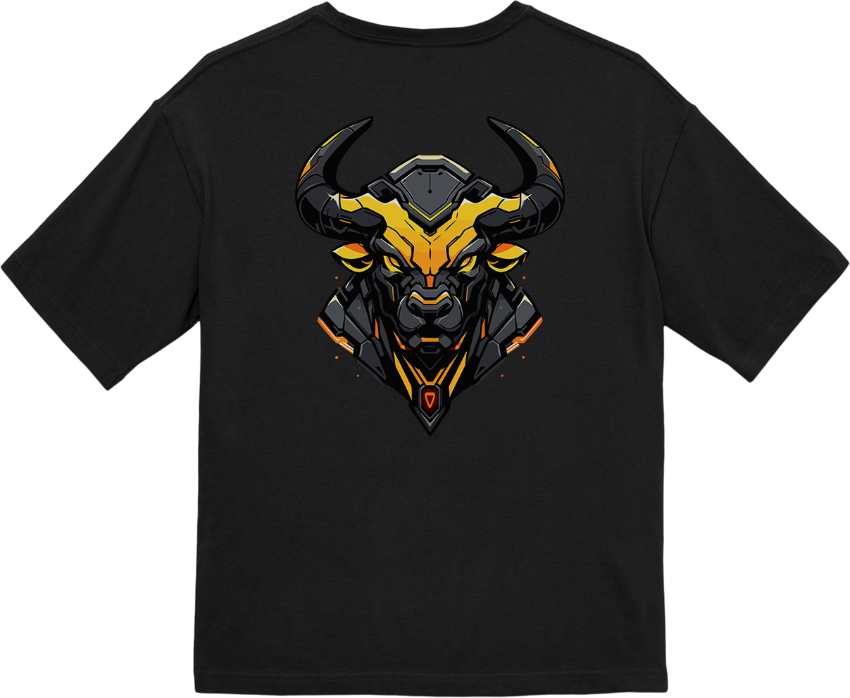 100%纯棉超大T恤 | Mascot-Bull-003