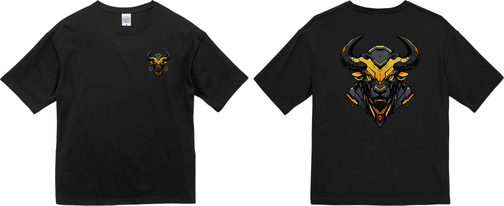 100%纯棉超大T恤 | Mascot-Bull-003