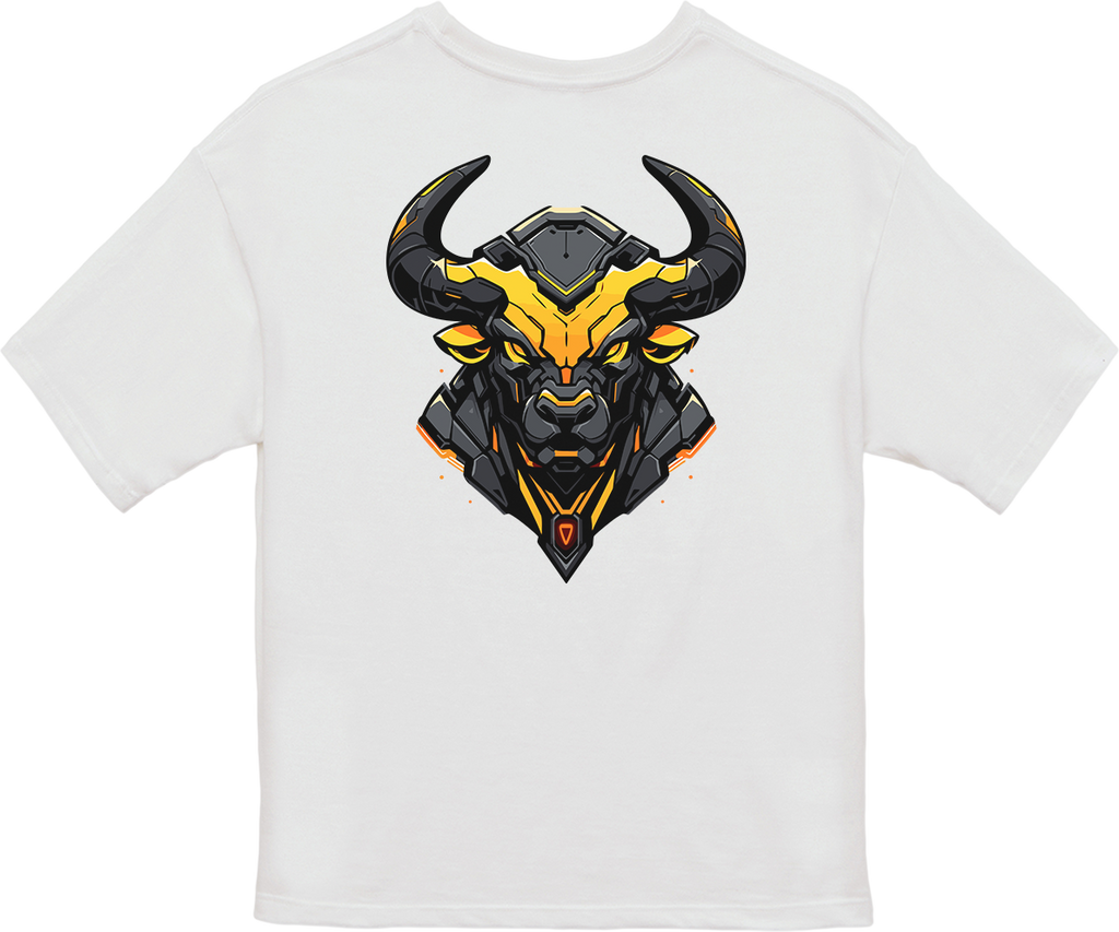 100%纯棉超大T恤 | Mascot-Bull-003