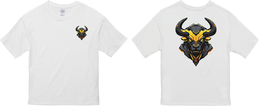 100%纯棉超大T恤 | Mascot-Bull-003