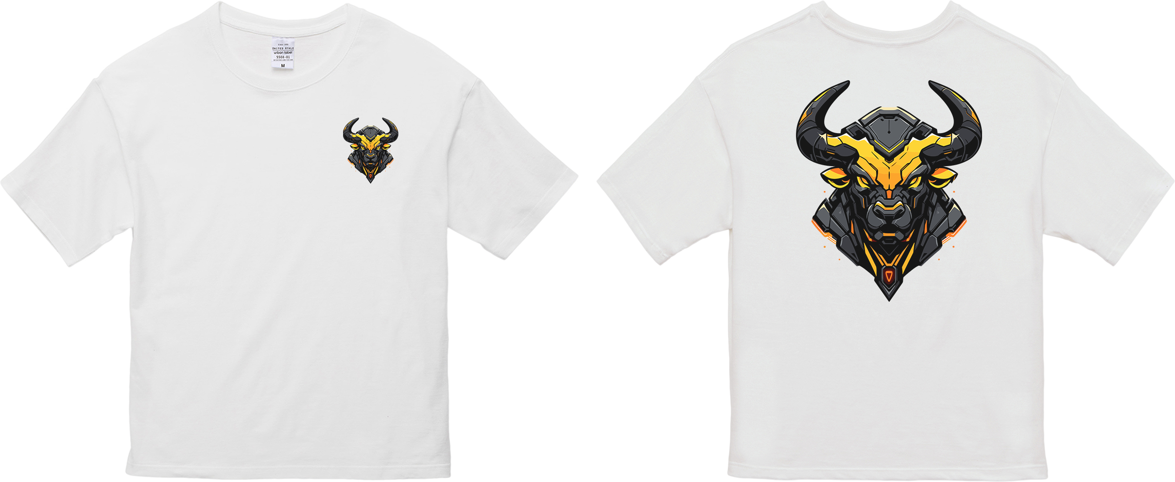 100%纯棉超大T恤 | Mascot-Bull-003