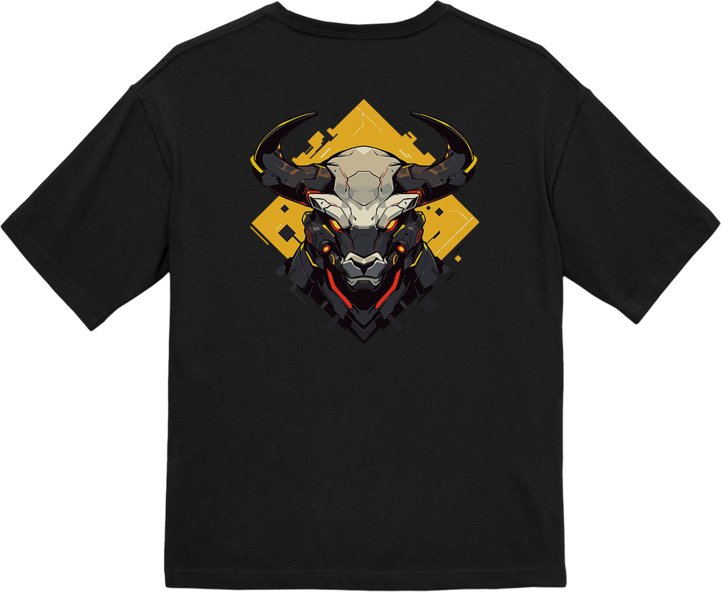 100%纯棉超大T恤 | Mascot-Bull-004