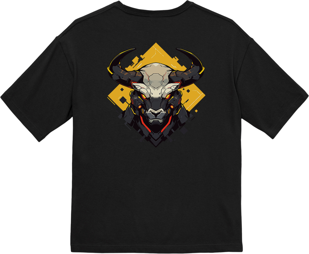 100%纯棉超大T恤 | Mascot-Bull-004