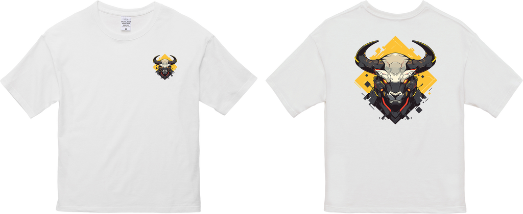 100%纯棉超大T恤 | Mascot-Bull-004