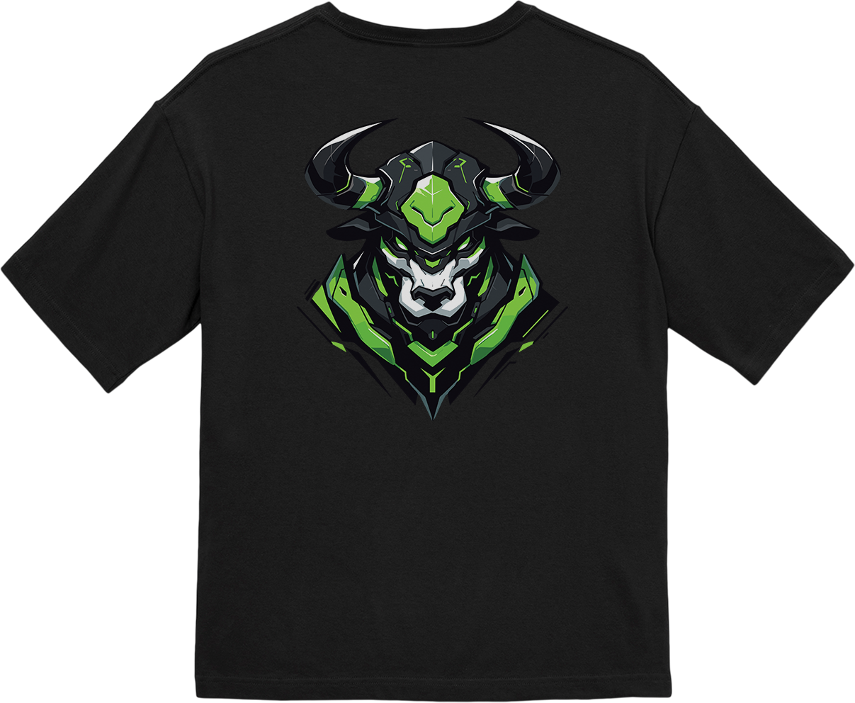 100%纯棉超大T恤 | Mascot-Bull-006
