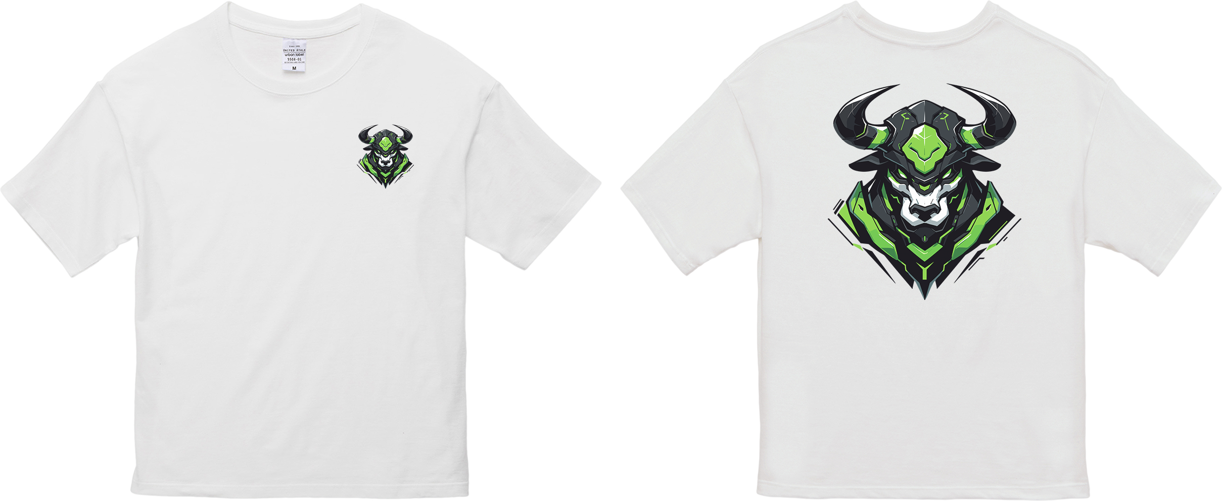 100%纯棉超大T恤 | Mascot-Bull-006