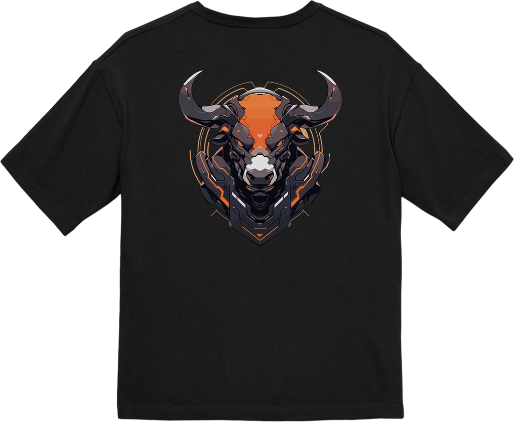100%纯棉超大T恤 | Mascot-Bull-008