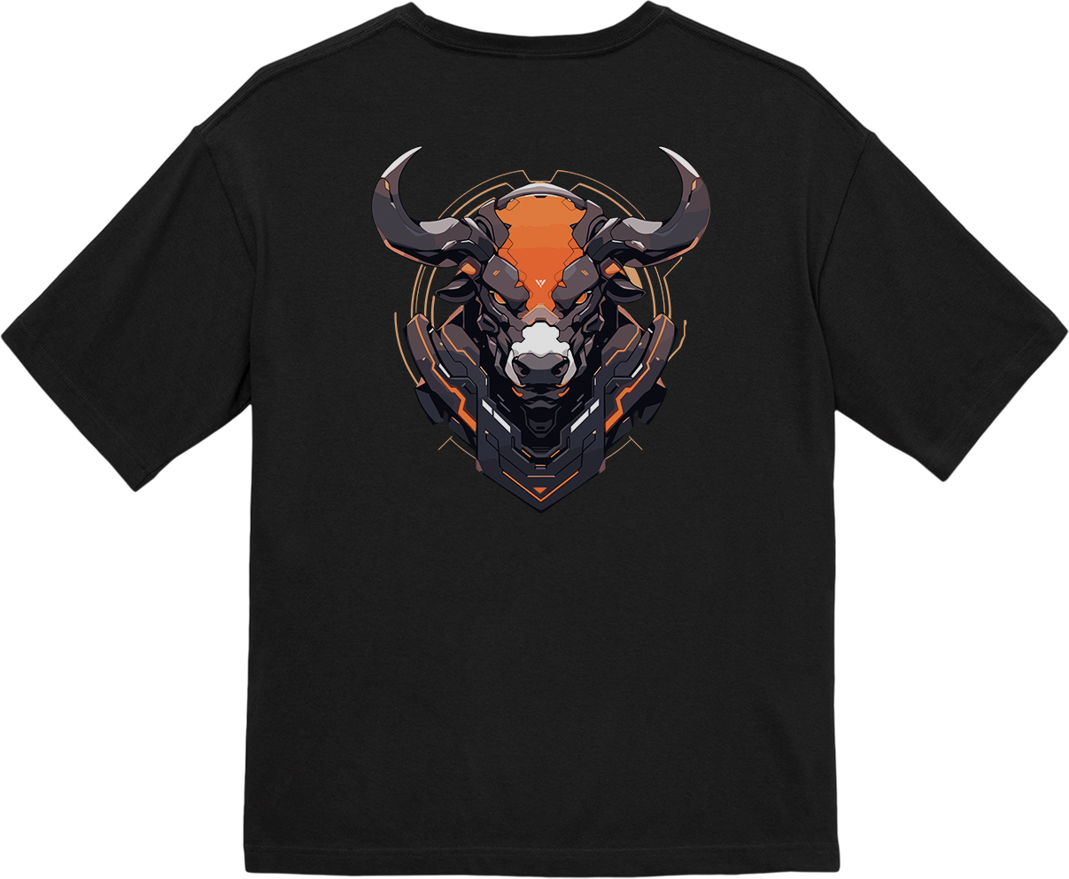 100%纯棉超大T恤 | Mascot-Bull-008