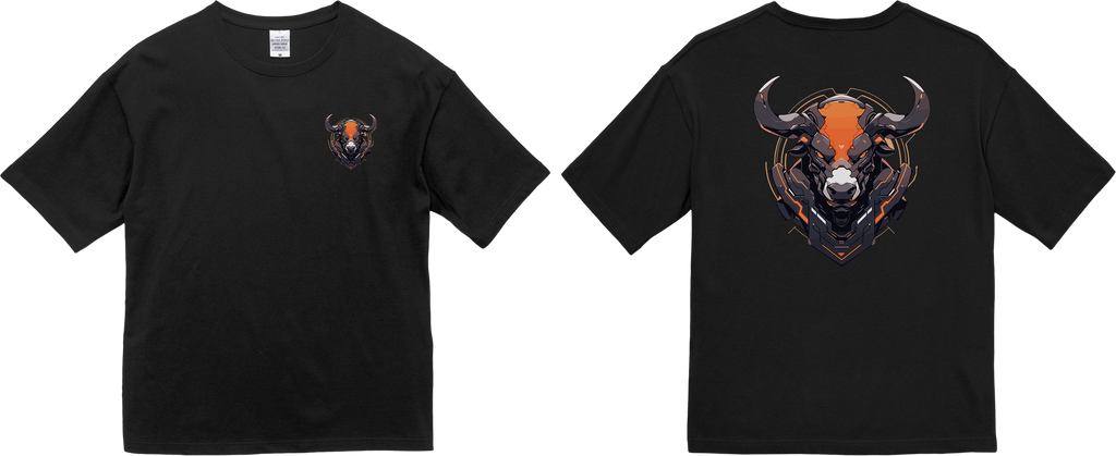 100%纯棉超大T恤 | Mascot-Bull-008