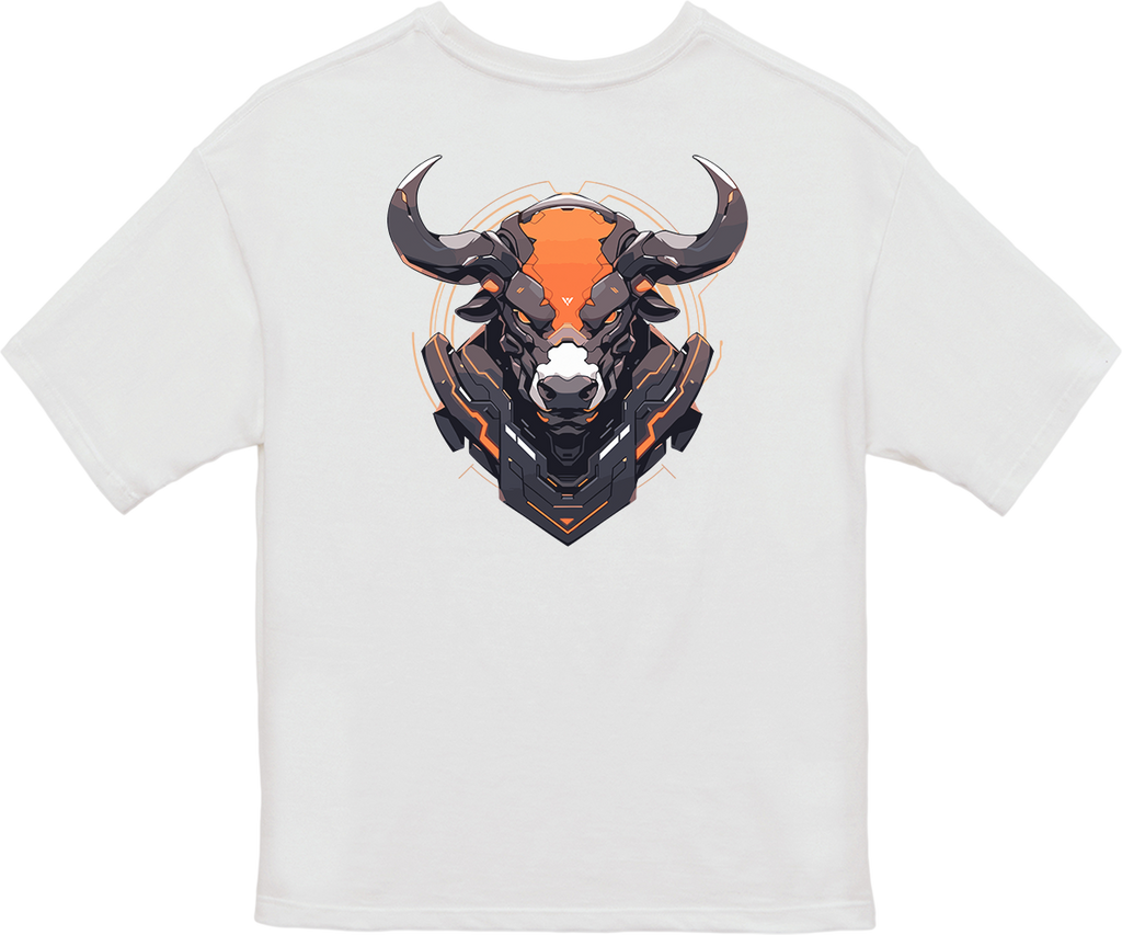 100%纯棉超大T恤 | Mascot-Bull-008