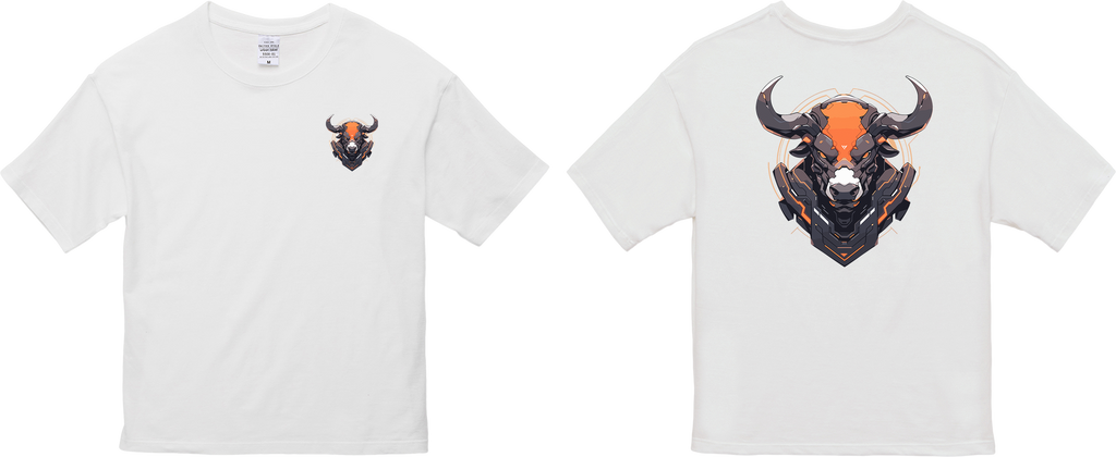 100%纯棉超大T恤 | Mascot-Bull-008