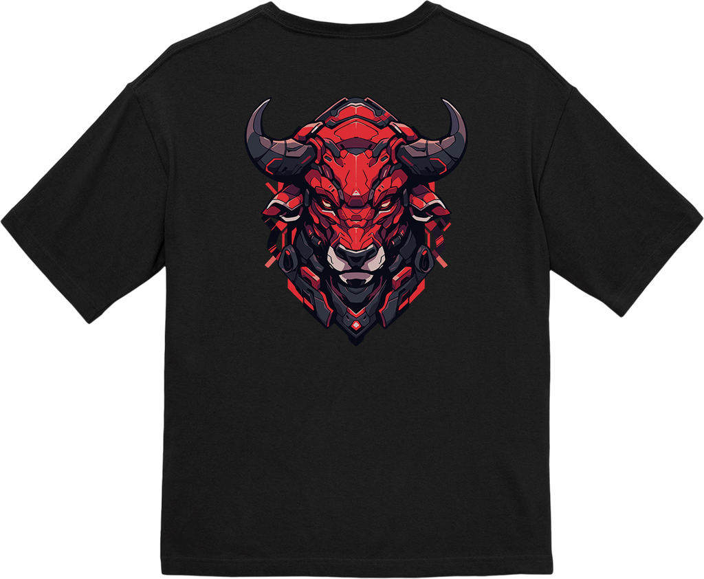 100%纯棉超大T恤 | Mascot-Bull-009