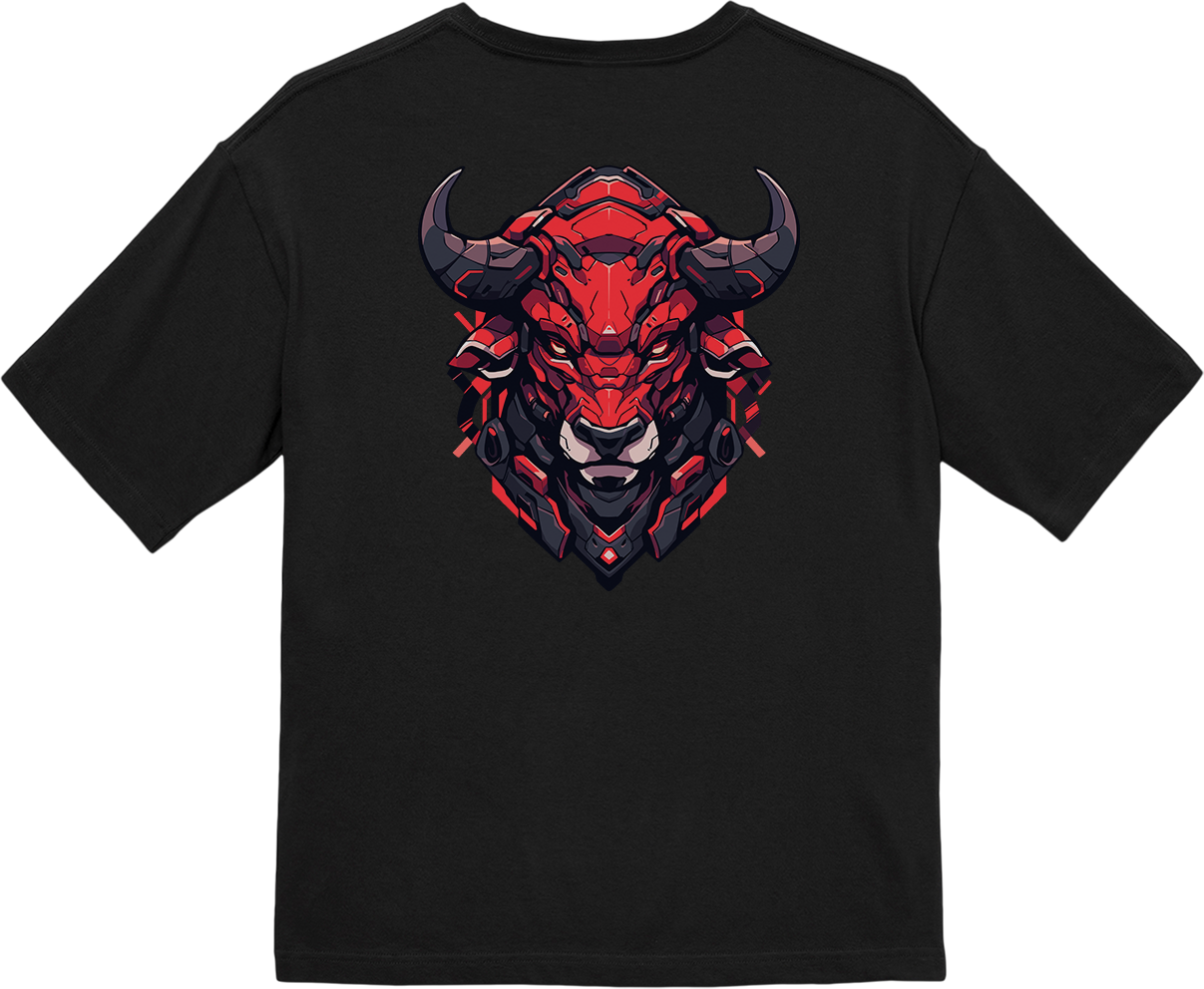 100%纯棉超大T恤 | Mascot-Bull-009