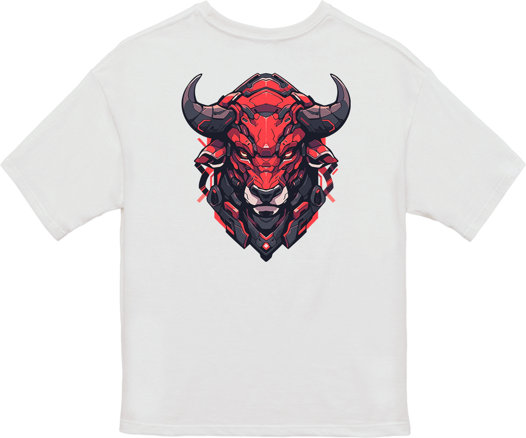 100%纯棉超大T恤 | Mascot-Bull-009