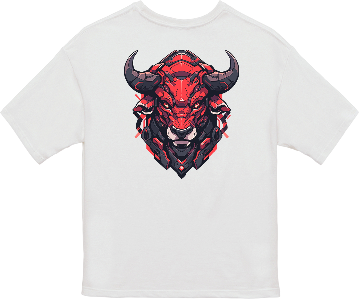 100%纯棉超大T恤 | Mascot-Bull-009