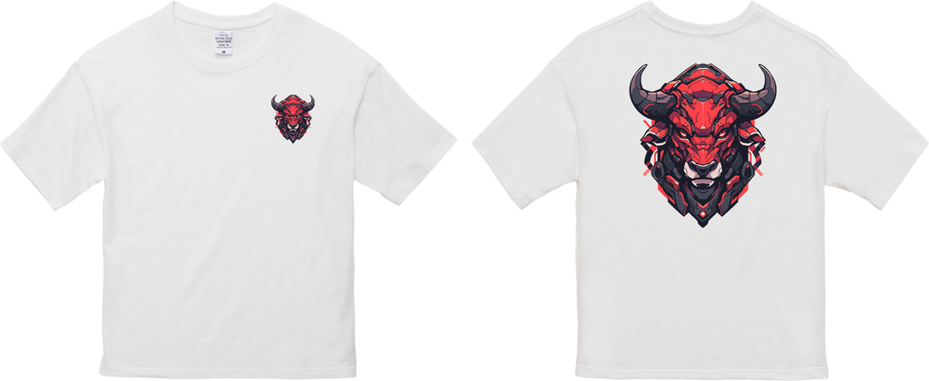 100%纯棉超大T恤 | Mascot-Bull-009