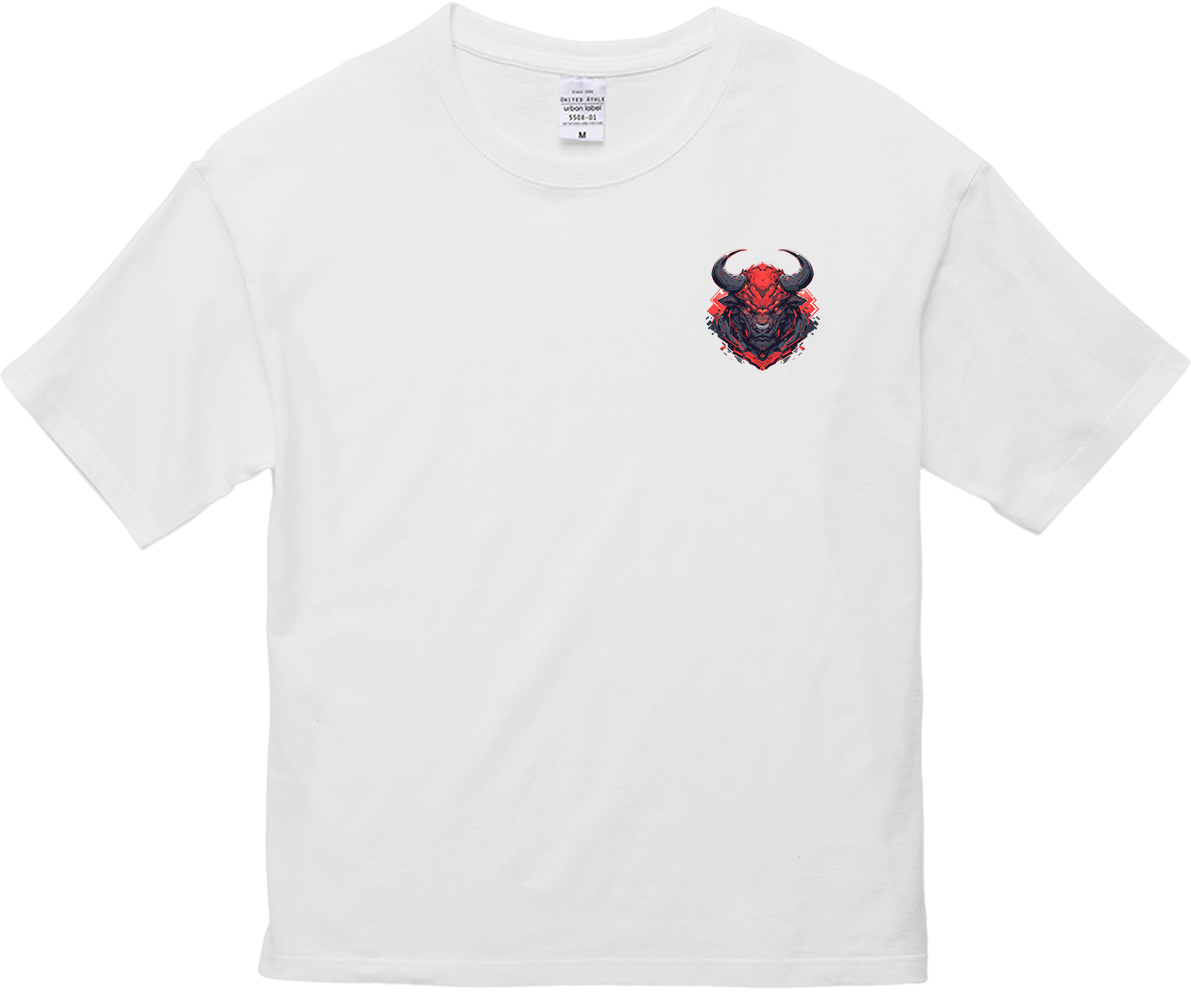 100%纯棉超大T恤 | Mascot-Bull-010