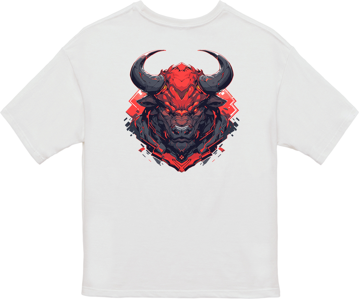 100%纯棉超大T恤 | Mascot-Bull-010