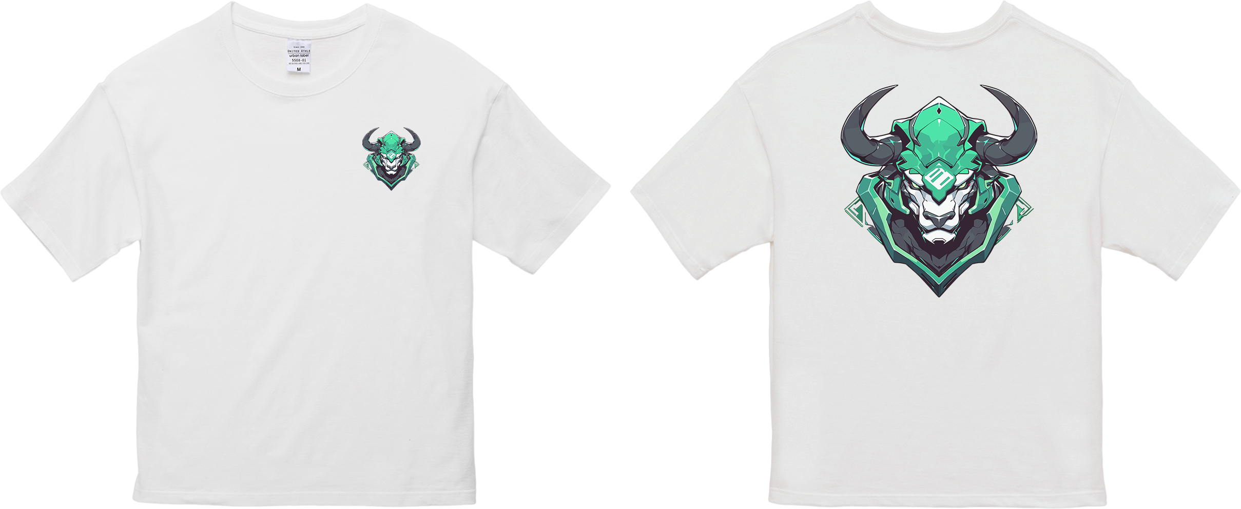 100%纯棉超大T恤 | Mascot-Bull-011