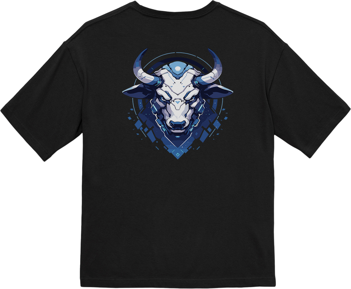 100%纯棉超大T恤 | Mascot-Bull-013