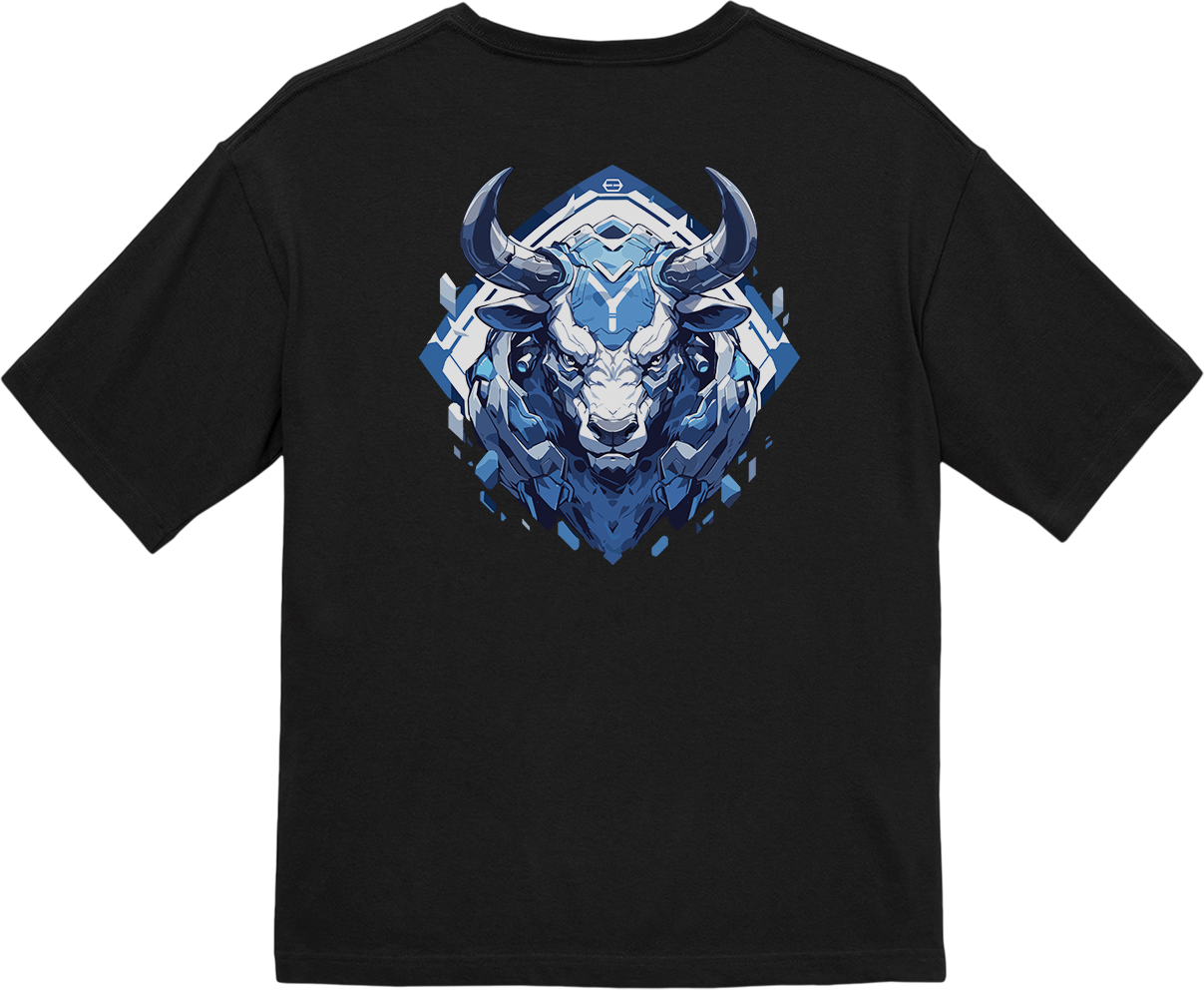 100%纯棉超大T恤 | Mascot-Bull-014