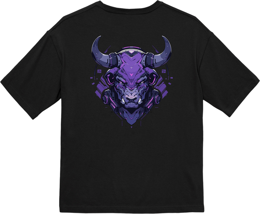 100%纯棉超大T恤 | Mascot-Bull-015