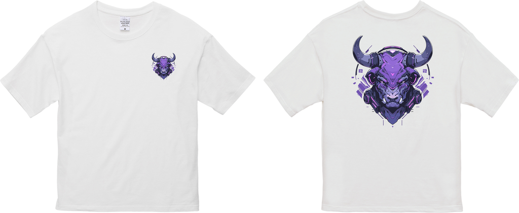 100%纯棉超大T恤 | Mascot-Bull-015