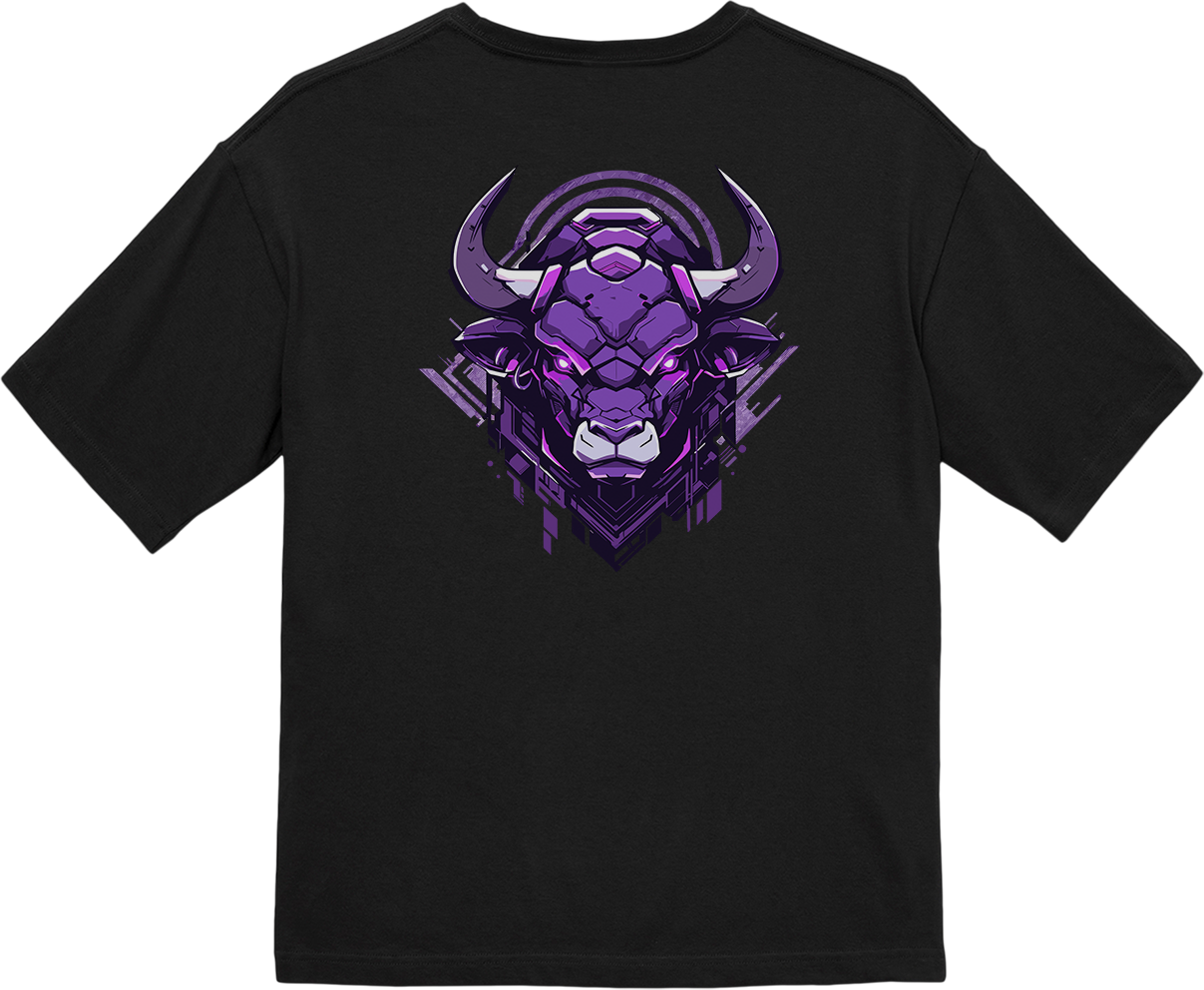 100%纯棉超大T恤 | Mascot-Bull-016