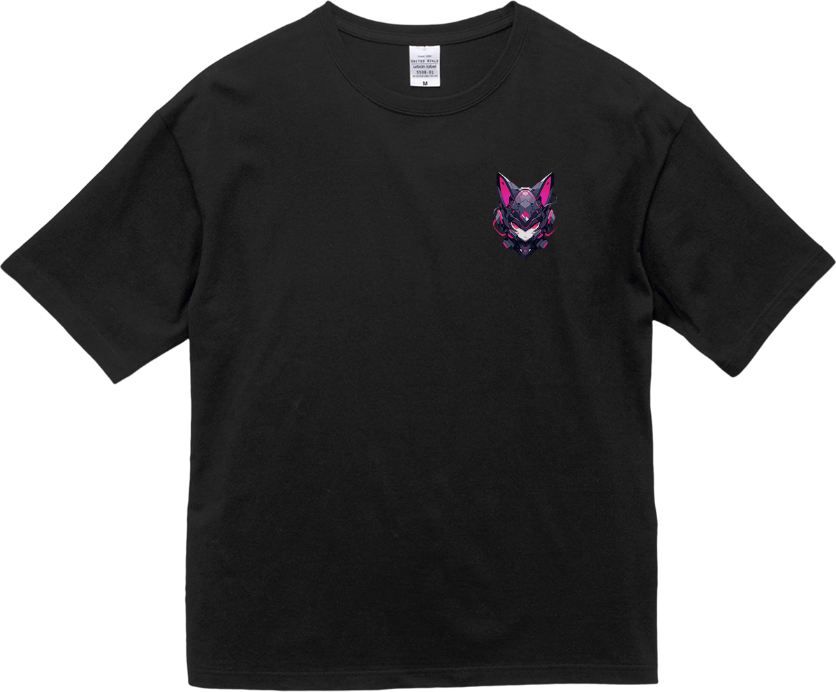 100% 纯棉超大T恤 | Mascot-Cat-001